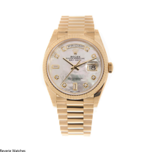 Rolex Day-Date Yellow Gold MOP Diamond Replica - 13