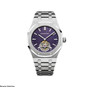 Audemars Piguet Royal Oak Tourbillon Purple Dial Replica - 7