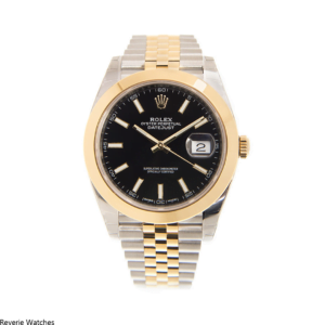 Rolex Datejust 36 Yellow Gold Black Dial Replica - 10