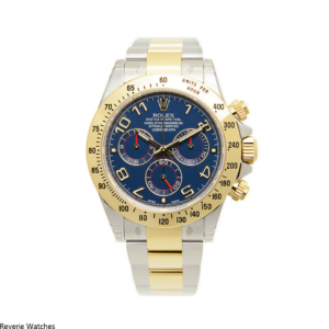 Rolex Daytona Cosmograph Blue Dial Two Tone Replica - 10