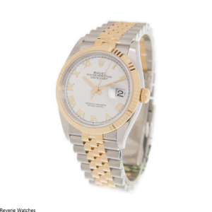 Rolex Datejust 36 Yellow Gold Bezel Jubilee Replica - 11