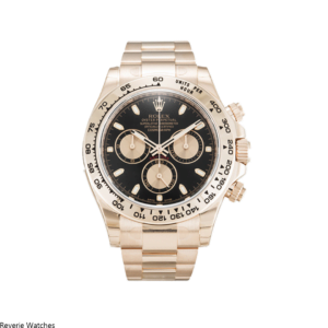 Rolex Daytona Rose Gold Black Dial Replica - 10