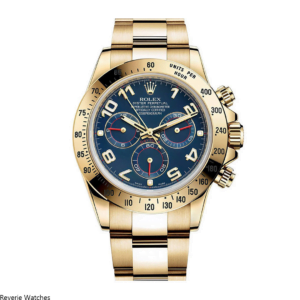 Rolex Daytona Cosmograph Gold Blue Dial Replica - 10