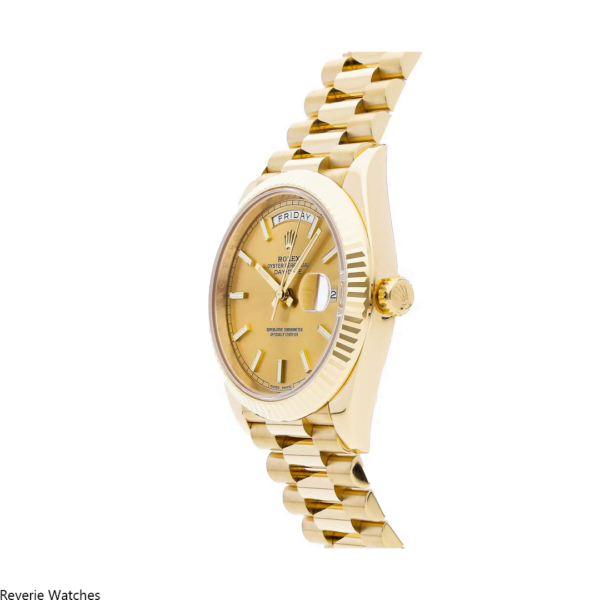 Rolex Day-Date Yellow Gold Dial Replica - 12