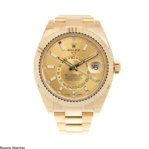 Rolex Sky-Dweller Yellow Gold Dial Replica - 13