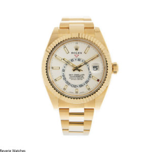 Rolex Sky-Dweller Yellow Gold White Dial Replica - 13