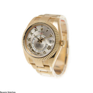 Rolex Sky-Dweller Yellow Gold Sundust Dial Replica - 30