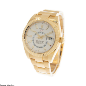 Rolex Sky-Dweller Yellow Gold White Dial Replica - 14