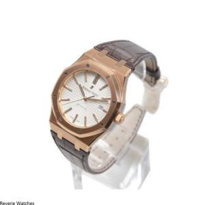 Audemars Piguet Royal Oak White Leather Replica - 11