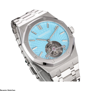 Audemars Piguet Royal Oak Tourbillon Ice Blue Dial Replica - 14