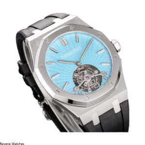 Audemars Piguet Royal Oak Tourbillon Ice Blue Rubber Replica - 11