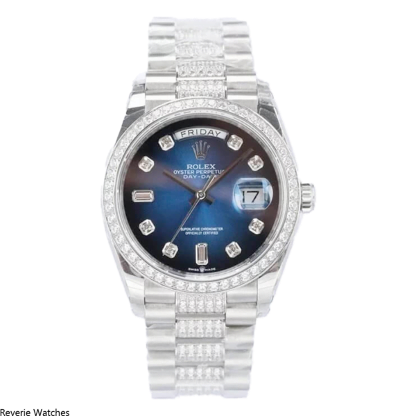 Rolex Datejust 36 Iced Out Replica - 15