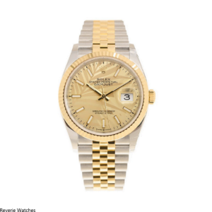 Rolex Datejust 36 Palm Dial Yellow Gold Replica - 15